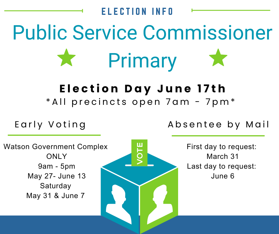Public Service Commission primaries coming up on June 17